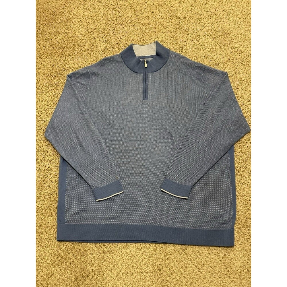 Tommy Bahama Men's Size XL Island Zone 1/4 Zip Long Sleeve Shirt